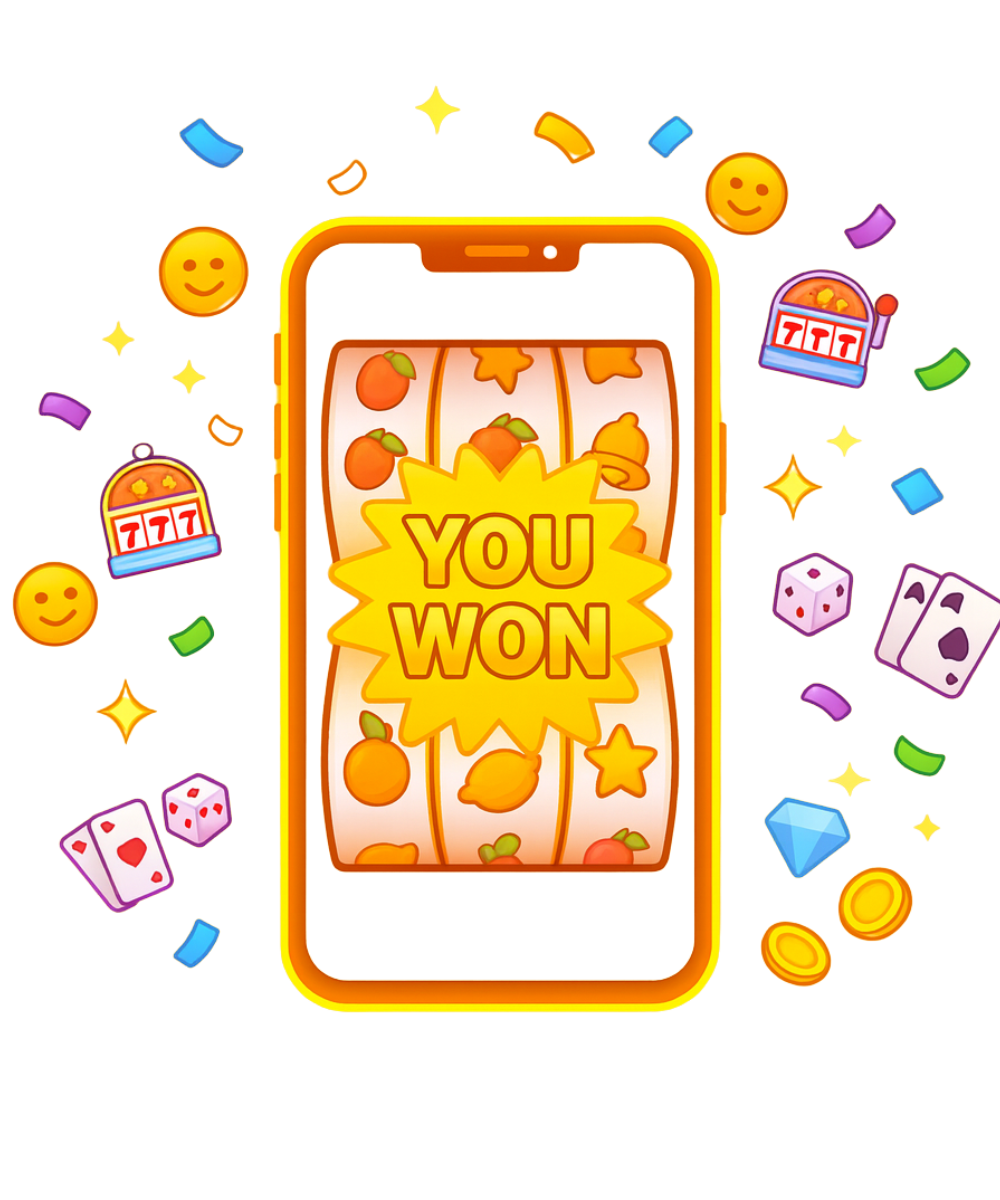 Mobile casino UI preview